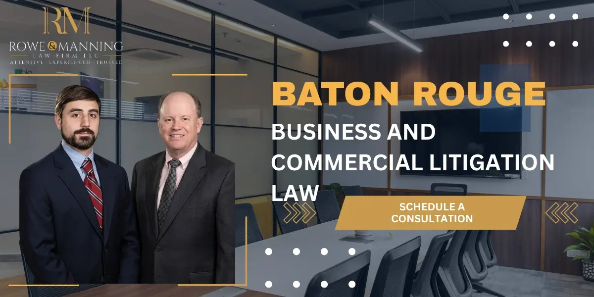 Trusted Baton Rouge Business and Commercial Litigation Lawyer